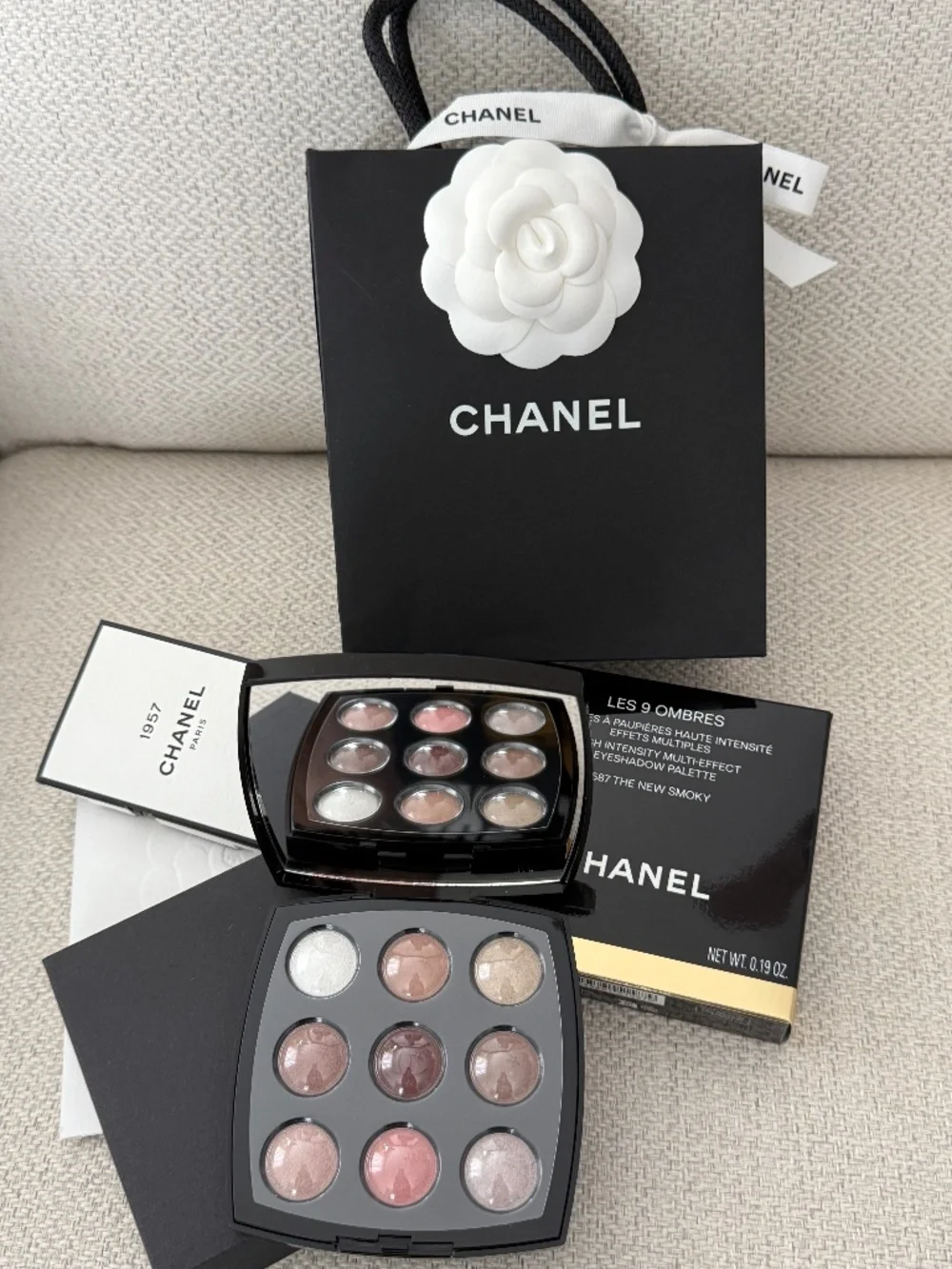 New CHANEL LES 9 OMBRES Eyeshadow Palette 587 The NEW SMOKY 2026 LIMITED EDITION